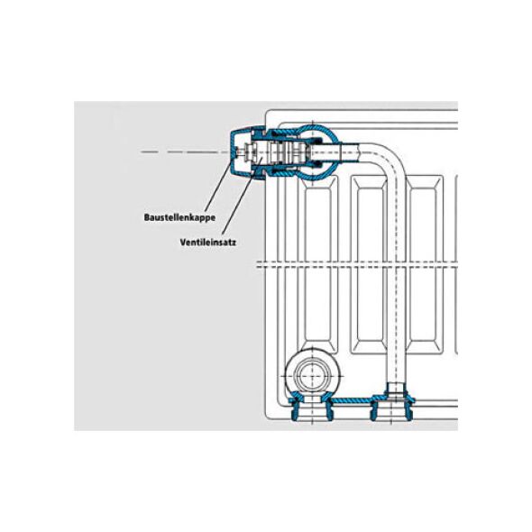 Kermi Grzejnik therm-x2 Plan-V22 605x805mm - PTV220600801R1K