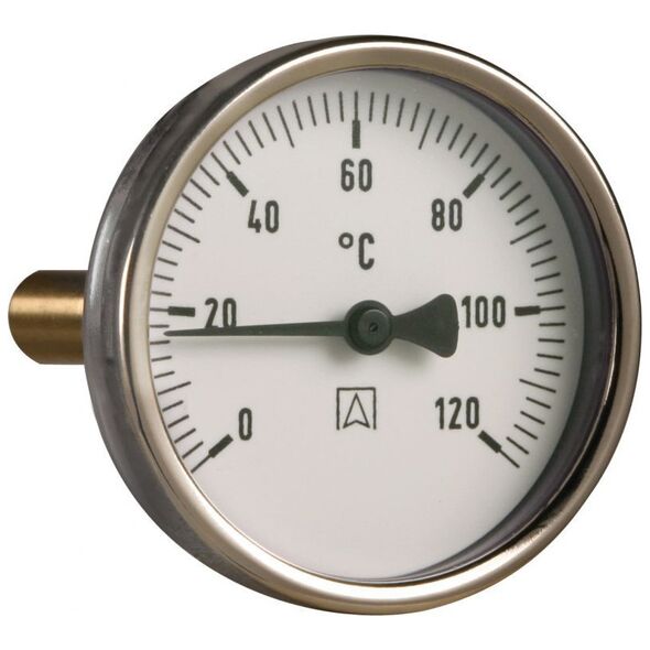 Afriso Termometr bimetaliczny BiTh 100 mm 0 - 120°C tuleja 63mm 1/2" (63812)
