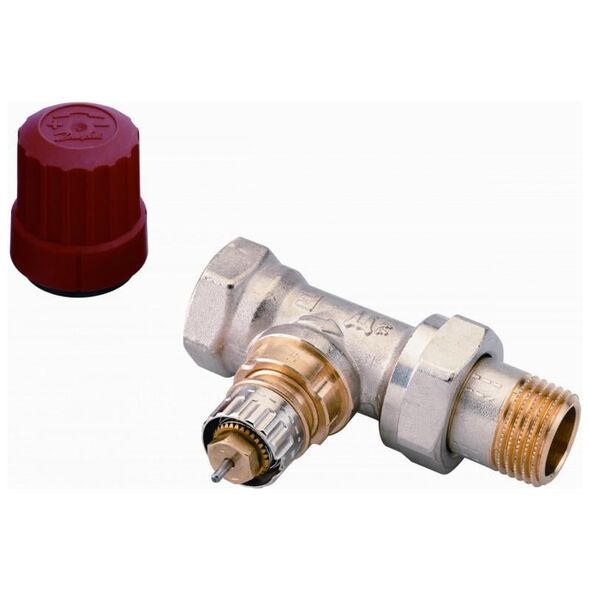 Danfoss Zawór termostatyczny z nastawą wstępną RA-N15 kątowy DN15 - 013G3912