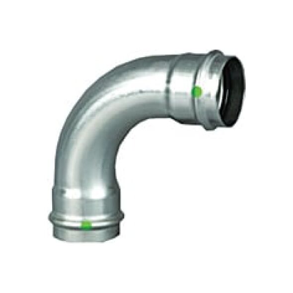 Viega Łuk 90° z SC Ø=22mm stal nierdzewna - 435653