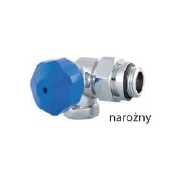 Red Zawór termostatyczny 1/2" x 3/4" narożny biały lewy (90381587521)
