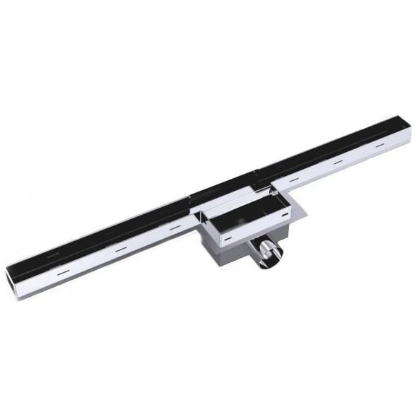 SpiroFlex 800 Szczelinowe odwodnienie prysznicowe AQUA STEEL LS z rusztem GL SPIROFLEX SX-OLS800GL