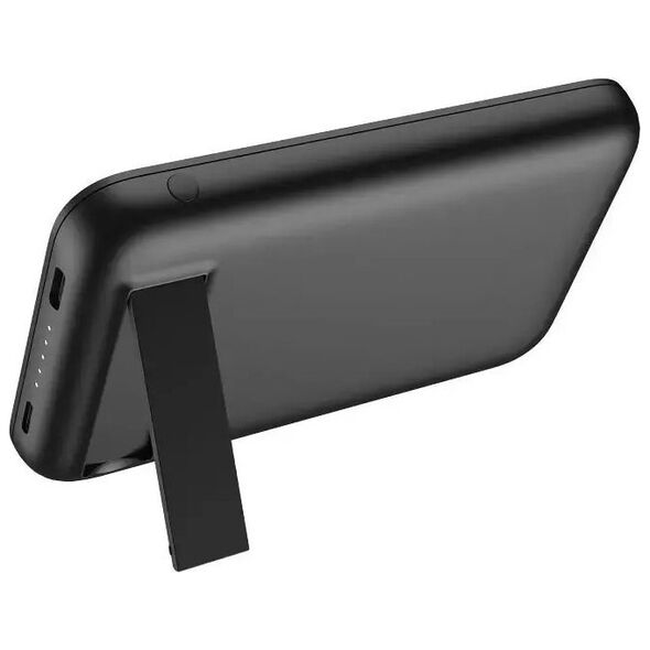 Powerbank 4kom.pl Bateria zewnętrzna (POWER BANK) VEGER MagOn Kick z ładowaniem indukcyjnym wspiera ładowanie z MagSafe 15W - 5 000mAh PD 20W czarny (V0553P / W0553P)