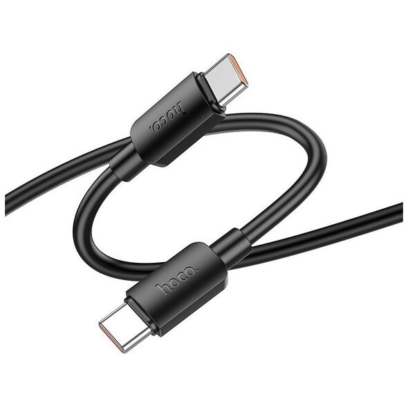 Kabel USB Hoco HOCO kabel Typ C do Typ C PD 6A 100W X96 1 m czarny