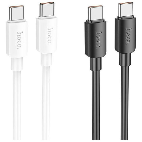 Kabel USB Hoco HOCO kabel Typ C do Typ C PD 6A 100W X96 1 m czarny