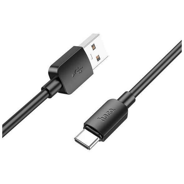 Kabel USB Hoco HOCO kabel USB A do Typ C PD 2,4A 27W X96 1 m czarny