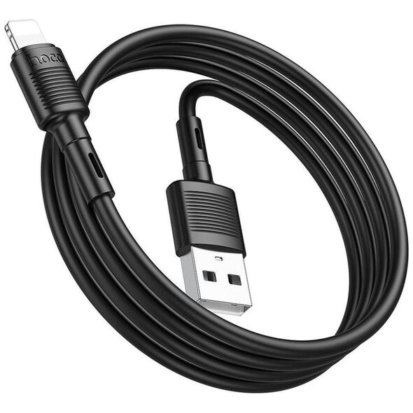 Kabel USB Hoco HOCO kabel USB A do Lightning 2,4A X83 1 m czarny