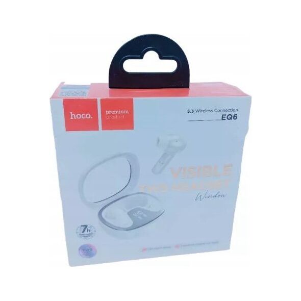 Słuchawki Hoco HOCO słuchawki bezprzewodowe bluetooth TWS EQ6 białe