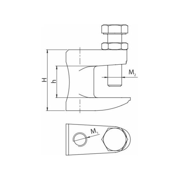 Niczuk Zamocowanie do konstrukcji stalowych KLZ-M10 (1330010000)