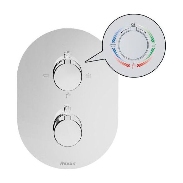Bateria prysznicowa Ravak Termo chrom (X070075)