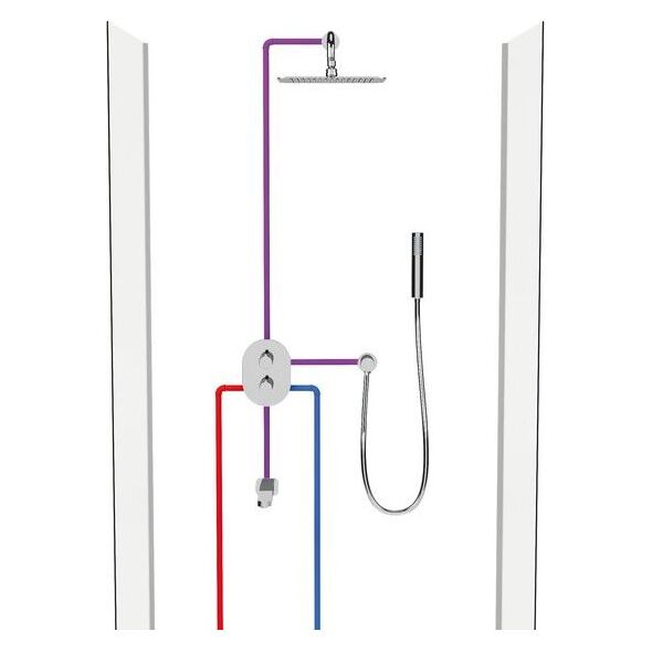 Bateria prysznicowa Ravak Termo chrom (X070075)