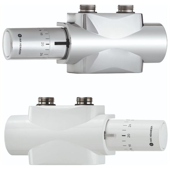Heimeier Zestaw termostatyczny Multilux 4 głowica Halo biały (9690-27.800)