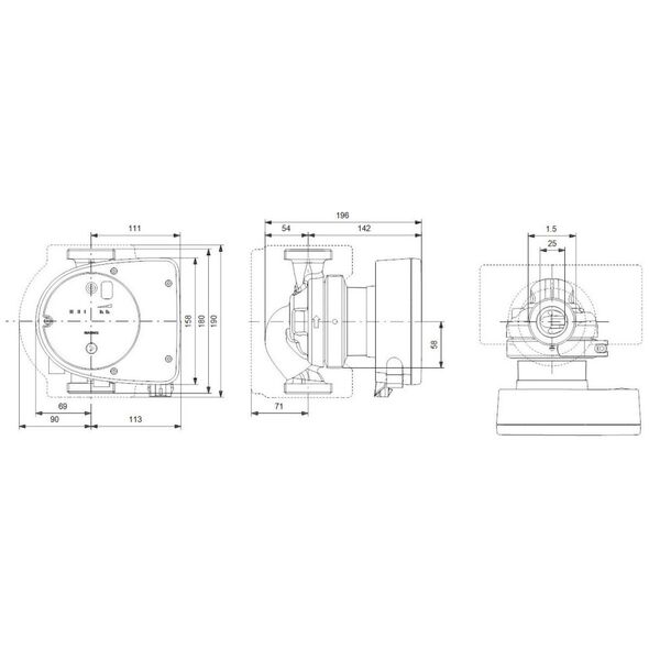 Grundfos Pompa CO MAGNA1 25-40 (99221216)