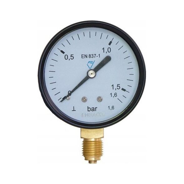 Manometr standardowy RF63 D201 0-1.6bar 1/4 RAD klasa 1,6 (S)A