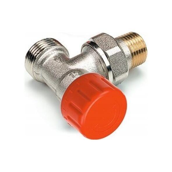 Zawór term. kątowy - 1/2 - 3/4 Euro z nastawą wstępną M30 COMAP