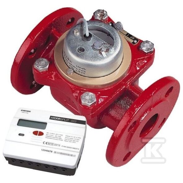 Ciepłomierz rozdzielny mechaniczny komplet z wew. Modułem M-BUS, typu HYDROSPLIT M3 DN50 Qp=15 m3/h, Tmax:130°C, L=200mm - POWRÓT