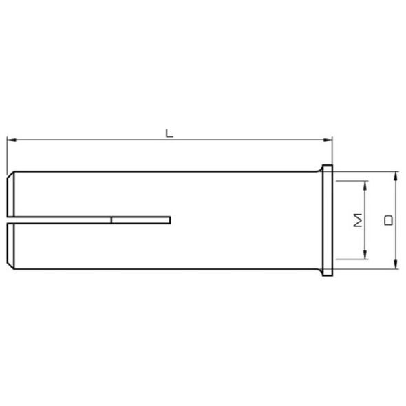 Tuleja rozprężna TRSK M8x25mm