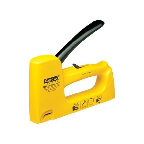 Rapid Kabių pistolas R83E 6-14mm geltonas No. 13 kabės HANDY, Rapid 13460437 7313460115508