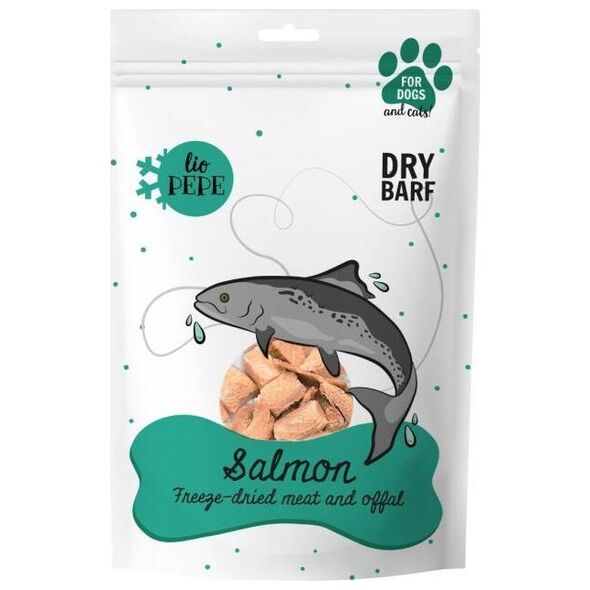 Paka Zwierzaka PAKA ZWIERZAKA-Przysmak liofilizowany Lio PEPE Salmon (filet z łososia) 60g