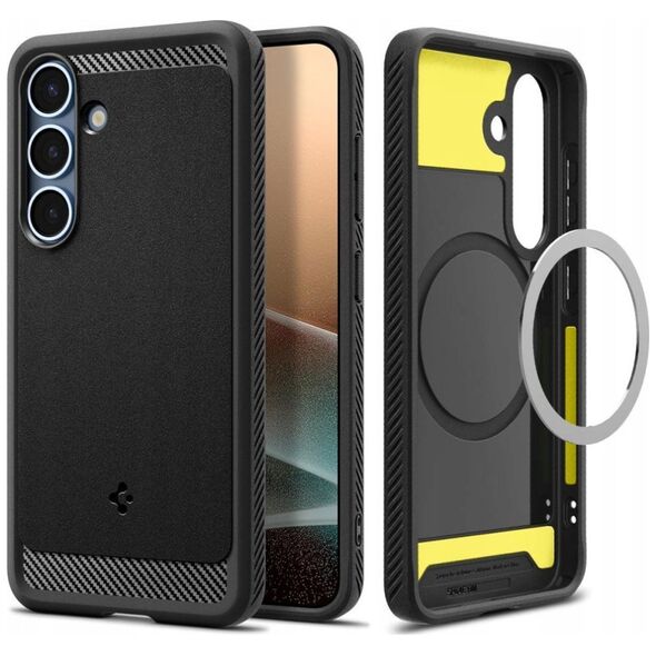 SPIGEN RUGGED ARMOR MAG MAGSAFE GALAXY S25+ PLUS MATTE BLACK