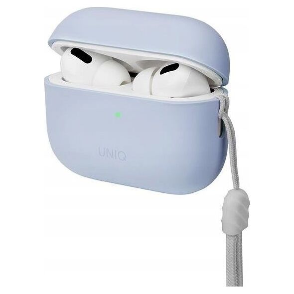 UNIQ Lino - etui silikonowe do AirPods Pro 2 niebieskie - Gwarancja bezpieczeństwa. Proste raty. Bezpłatna wysyłka od 170 zł.