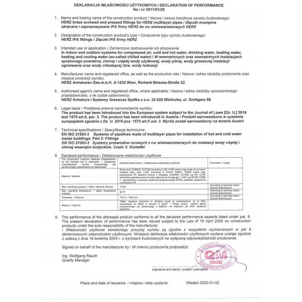 Tuleja do zaprasowania nierdzewna 20 (DWZ)