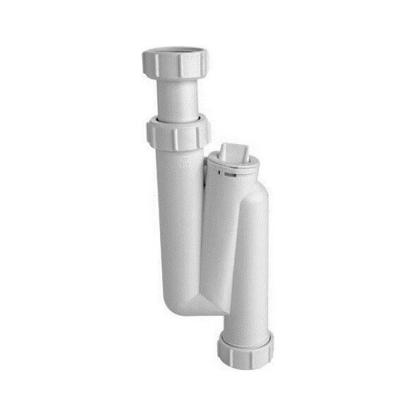 Syfon umywalkowy rurowy pionowy 11/4x32mm z rewizją bez spustu