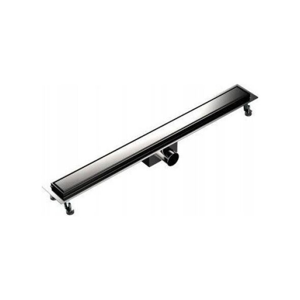 600 liniowe odwodnienie prysznicowe AQUA STEEL LA z rusztem szlifowanym SZGM (S)