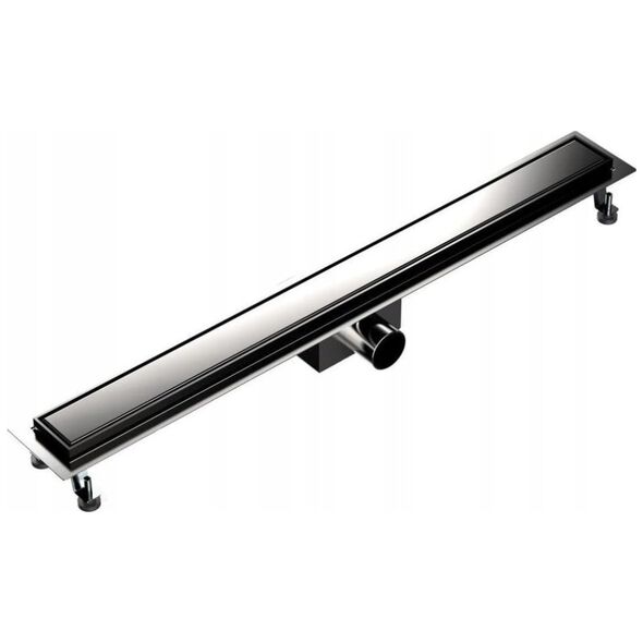 500 liniowe odwodnienie prysznicowe AQUA STEEL LA z rusztem szlifowanym SZGM (S)