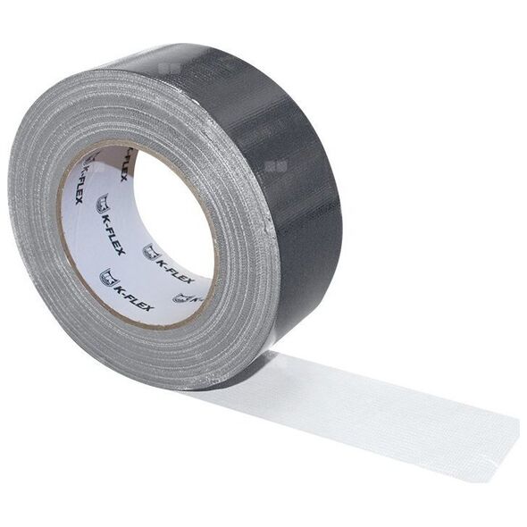 Taśma K-FLEX® CLOTH DUCT - 160 µm x 50 mm x 50 m - srebrna (szara) 85NDAL50050164S