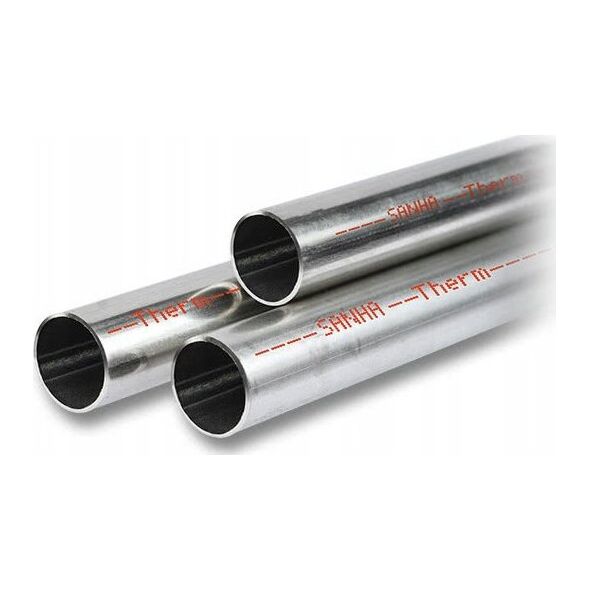 Rura SANHA-Therm ze stali węglowej ocynkowanej zewnętrznie d28x1,5- odcinek 3m (S)