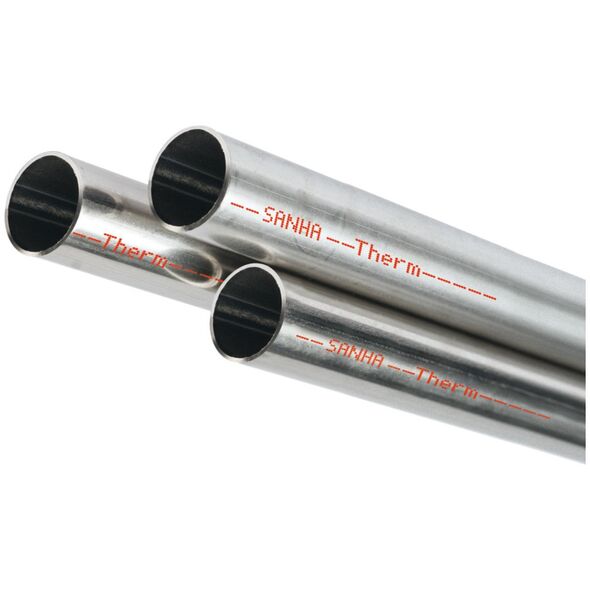 Rura SANHA-Therm ze stali węglowej ocynkowanej zewnętrznie d18x1,2- odcinek 3m (S)
