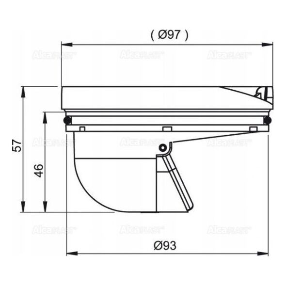 Syfon suchy do APV26, APV26C