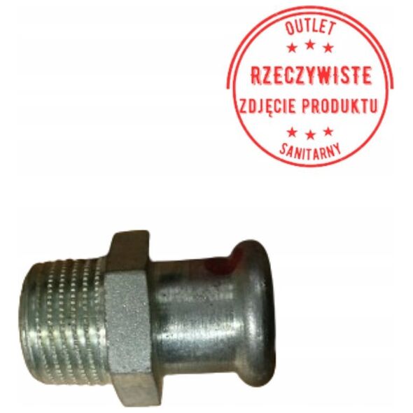 Złączka SANHA-THERM C-Stahl przejścowa d15x3/4 GZSANHA