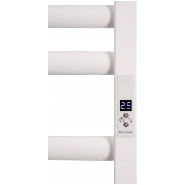 Elektryczna rozkładana suszarka łazienkowa TVB HydroVert P12 500x900 z czujnikiem temperatury i timerem (biała) 235 W500x900