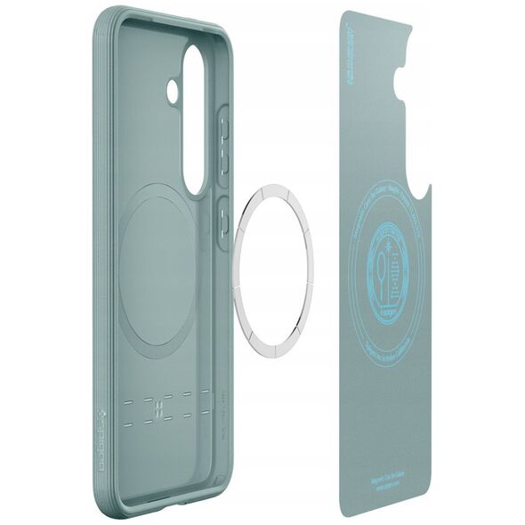 Etui Spigen Parallax Mag MagSafe do       Samsung Galaxy S25 zielony