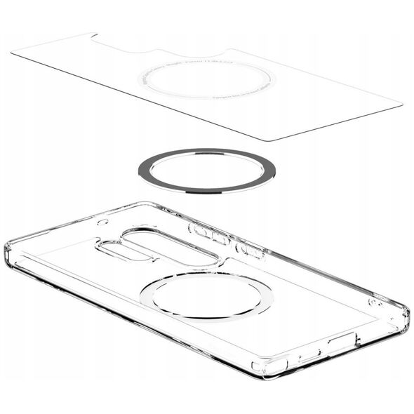 Etui Spigen Ultra Hybrid Mag MagSafe do   Samsung Galaxy S25 Ultra biały