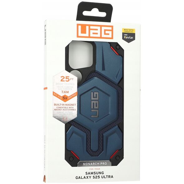 UAG Urban Armor Gear futerał MONARCH PRO z wbudowanym modułem magnetycznym do SAMSUNG S25 Ultra 5G kevlar mallard