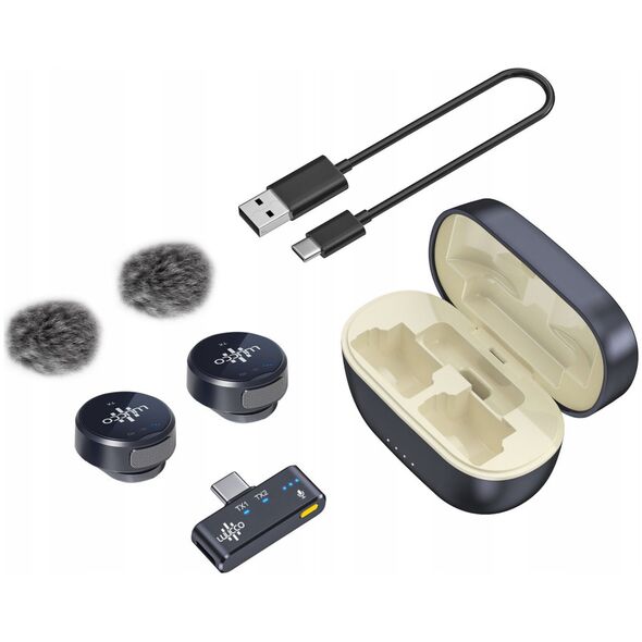 Mikrofon Krawatowy Bezprzewodowy na Telefon USB-C USB TYPE-C LUUCCO / MINI K2