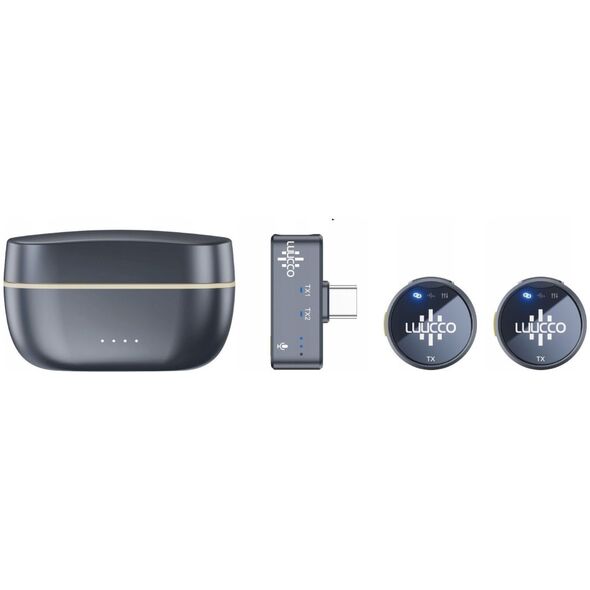 Mikrofon Krawatowy Bezprzewodowy na Telefon USB-C USB TYPE-C LUUCCO / MINI K2