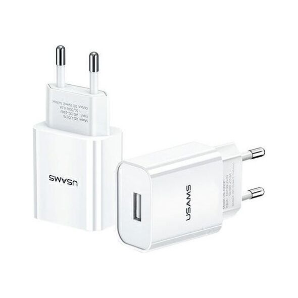 Ładowarka Usams T18 1x USB-A 2.1 A (CC075TC01)