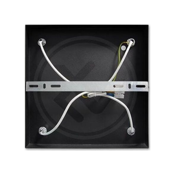 Lampa sufitowa Masterled Bardo lampa sufitowa (spot) 4-punktowa czarna/chrom