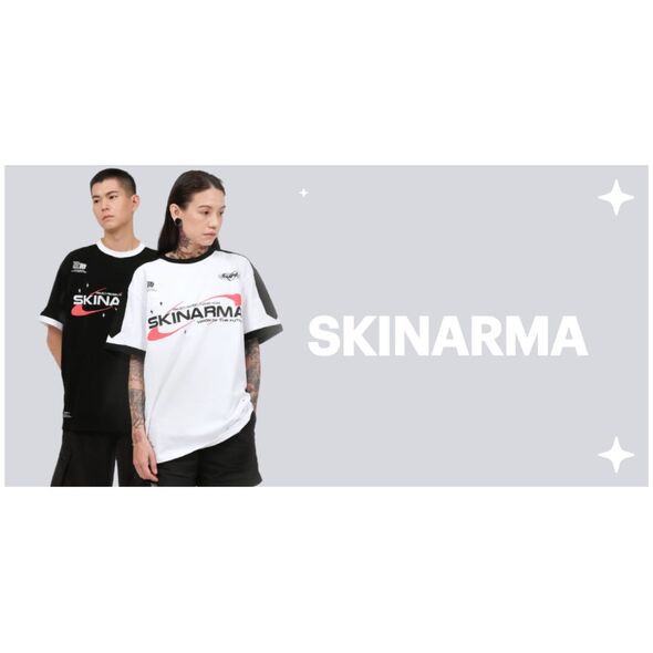 T-shirt Skinarma Halo M biały