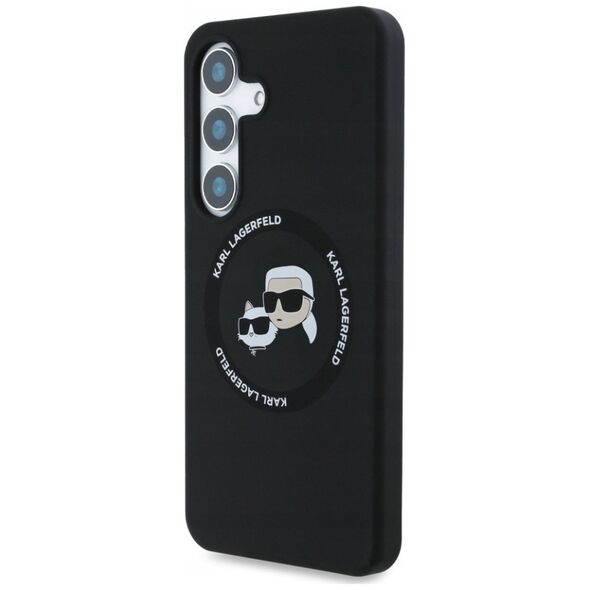 KARL LAGERFELD futerał do SAMSUNG S25 Plus KLHMS25MSKCHTCK (Magnetic Silicone Double Heads) czarny