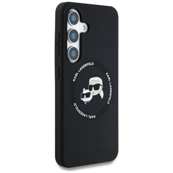 KARL LAGERFELD futerał do SAMSUNG S25 Plus KLHMS25MSKCHTCK (Magnetic Silicone Double Heads) czarny