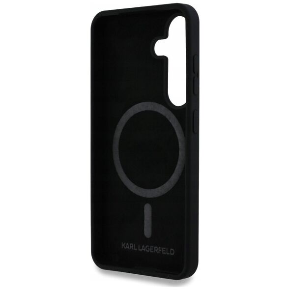 KARL LAGERFELD futerał do SAMSUNG S25 Plus KLHMS25MSKCHTCK (Magnetic Silicone Double Heads) czarny
