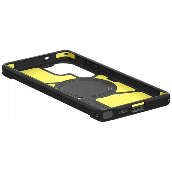 Etui Spigen Tough Armor MagSafe do        Samsung Galaxy S25 Ultra zielony