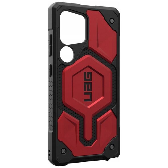 UAG Urban Armor Gear futerał MONARCH PRO z wbudowanym modułem magnetycznym do SAMSUNG S25 Ultra 5G crimson