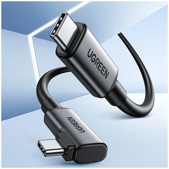 Ugreen US551 angled cable USB-C - USB-C 60W / data transmission with support for VR goggles 5m black