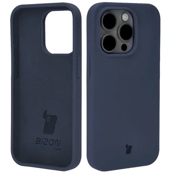 Bizon Soft Case Apple iPhone 15 Pro dark blue